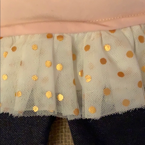 2pc denim and pink outfit - Picture 6 of 7